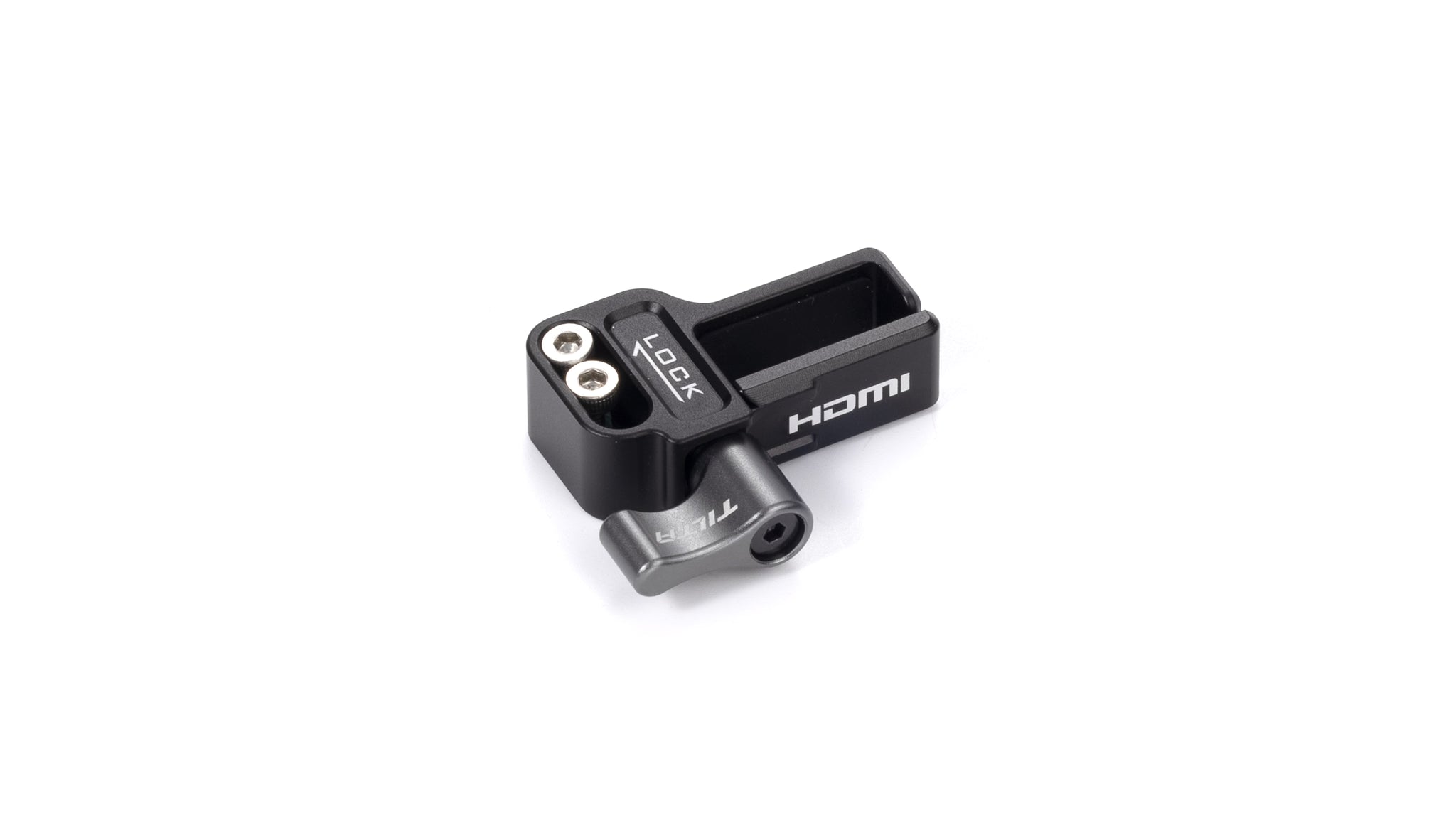 Abrazadera HDMI para Panasonic GH6 - Negro