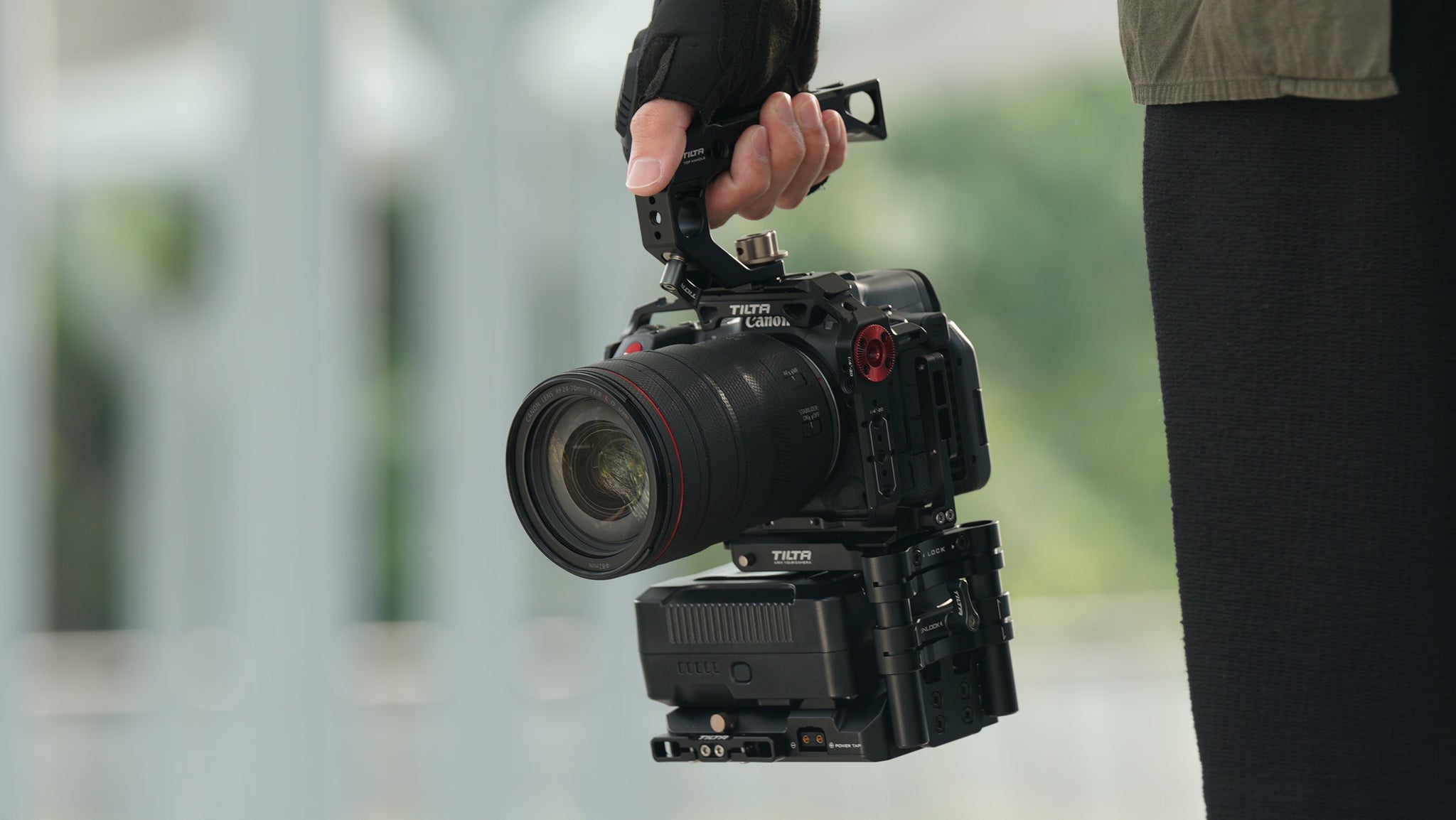 Kamerakäfig für Canon R5C Basis-Kit - Schwarz