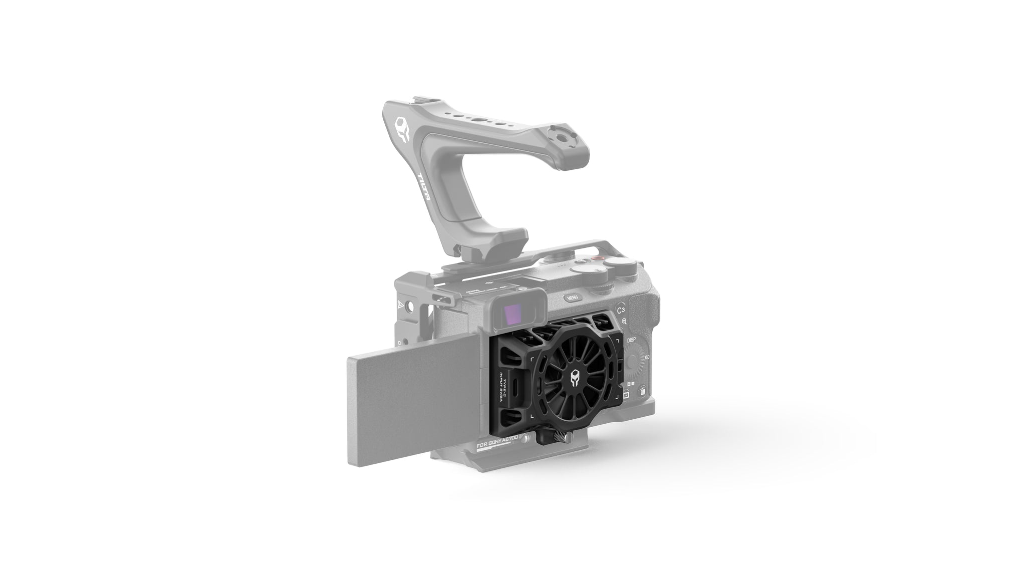 Cooling System for Sony a6700 - Black
