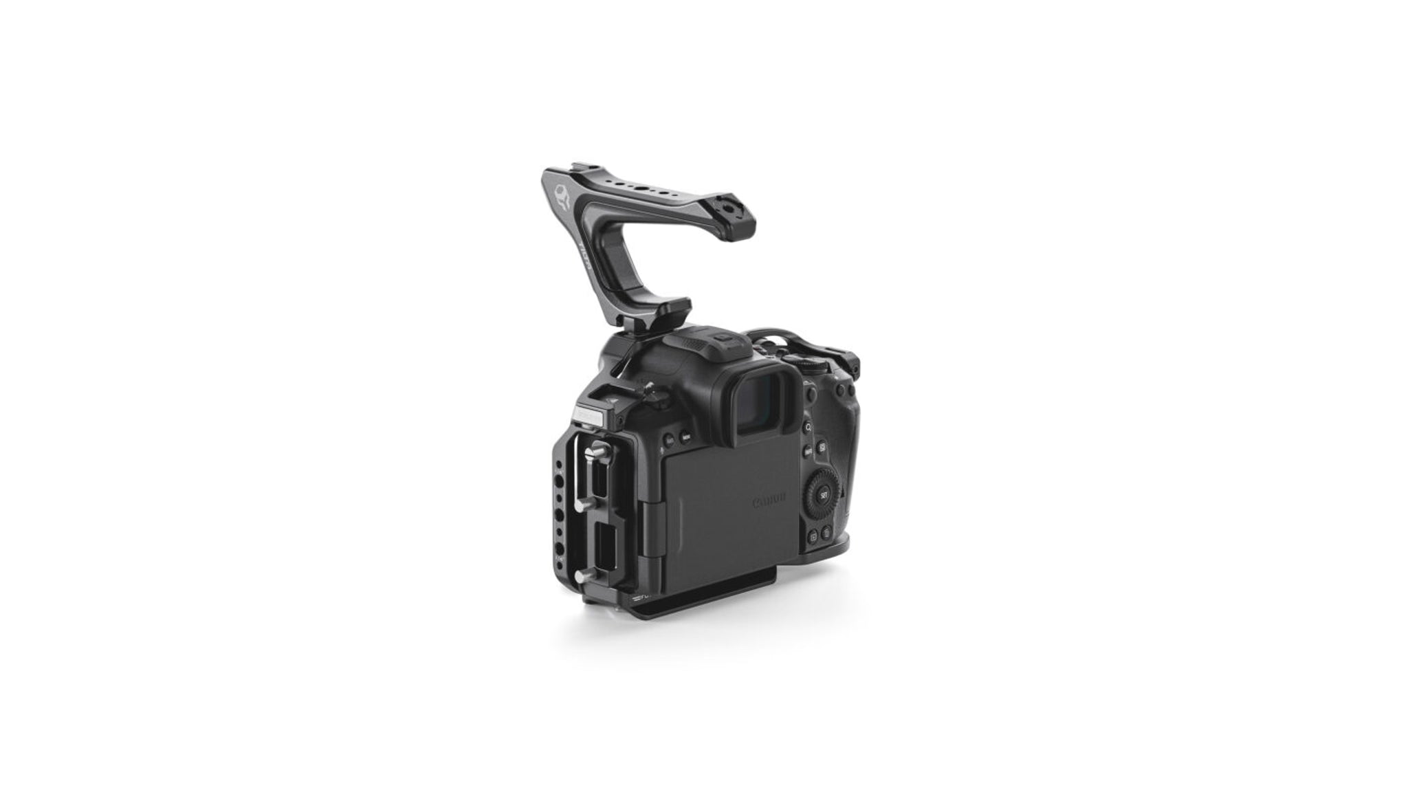Jaula para cámara para kit ligero Canon R5 Mark II – Negro