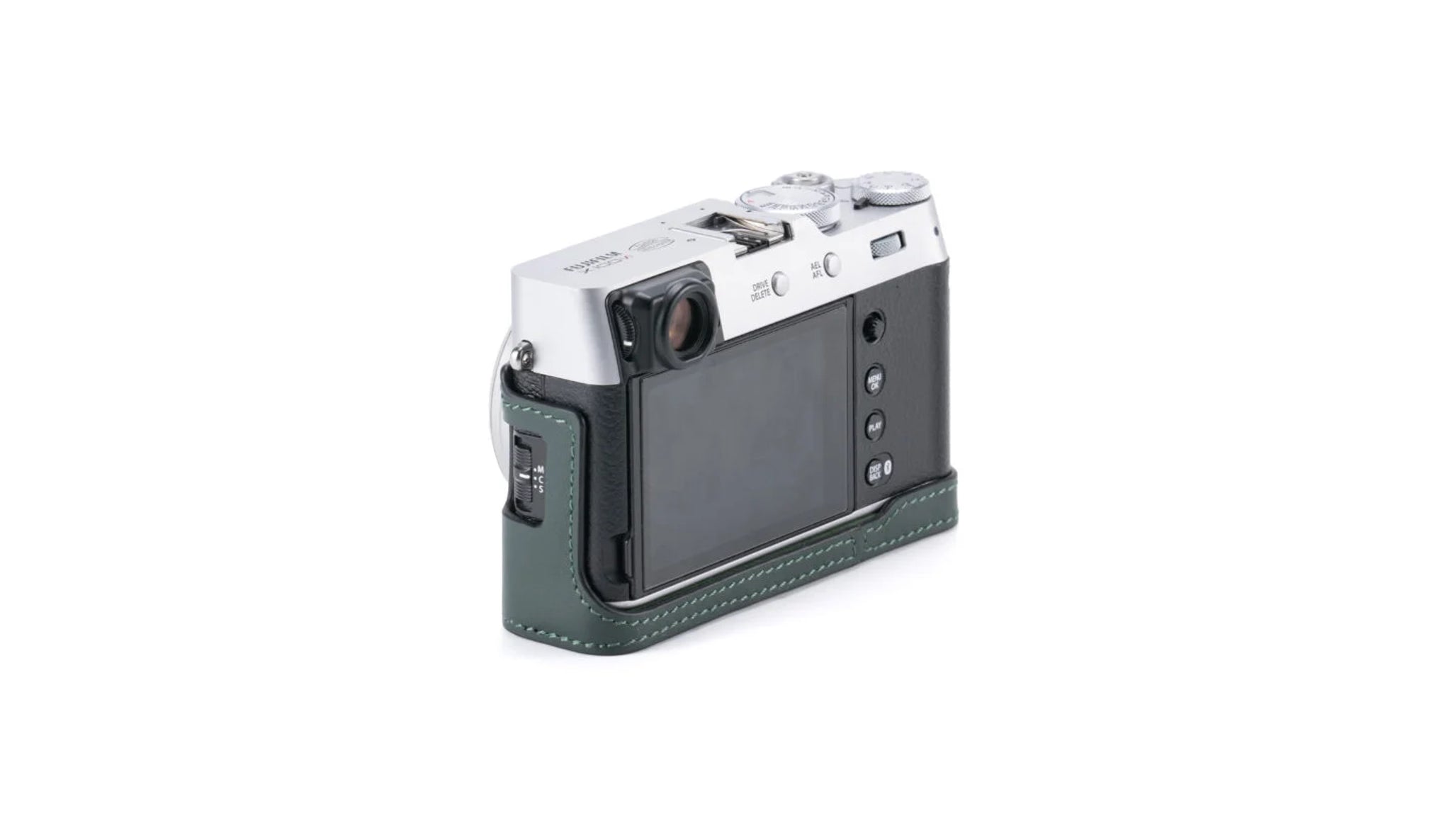 Leather Camera Case for Fujifilm X100VI – Green