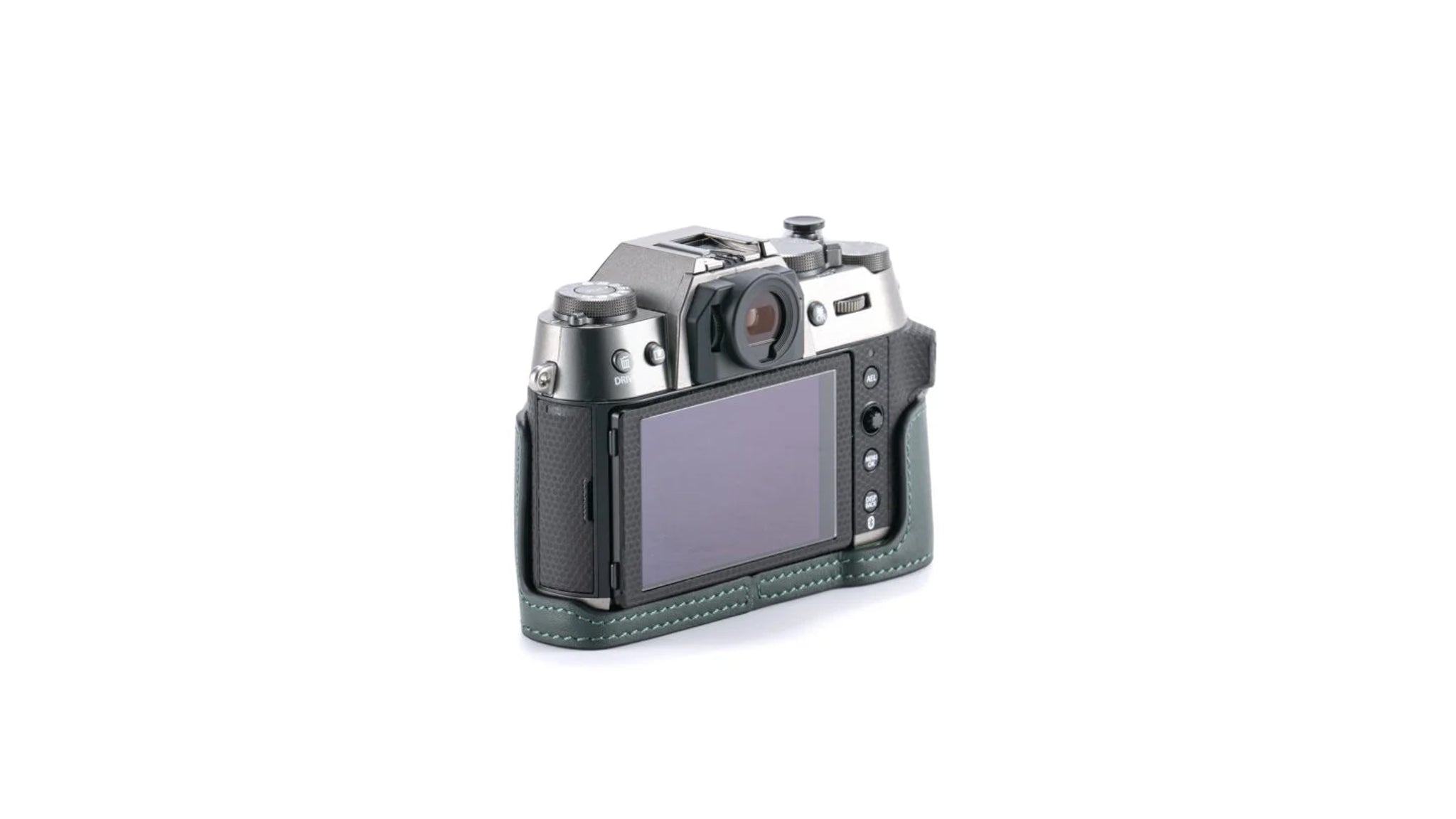 Leder-Kameratasche für Fujifilm X-T50 – Grün