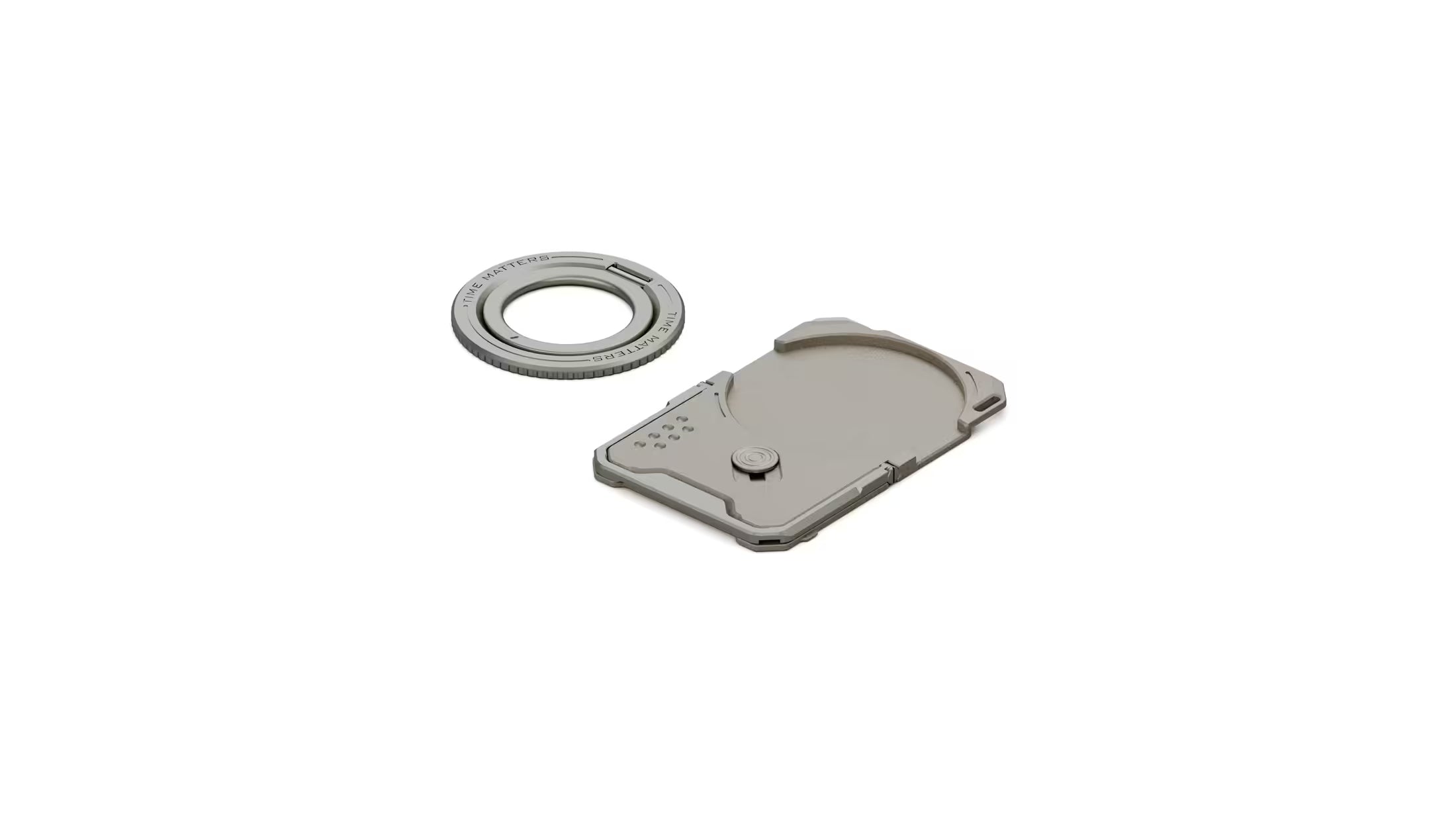 Plaque arrière magnétique multifonctionnelle Khronos pour iPhone 17 Pro/Pro Max