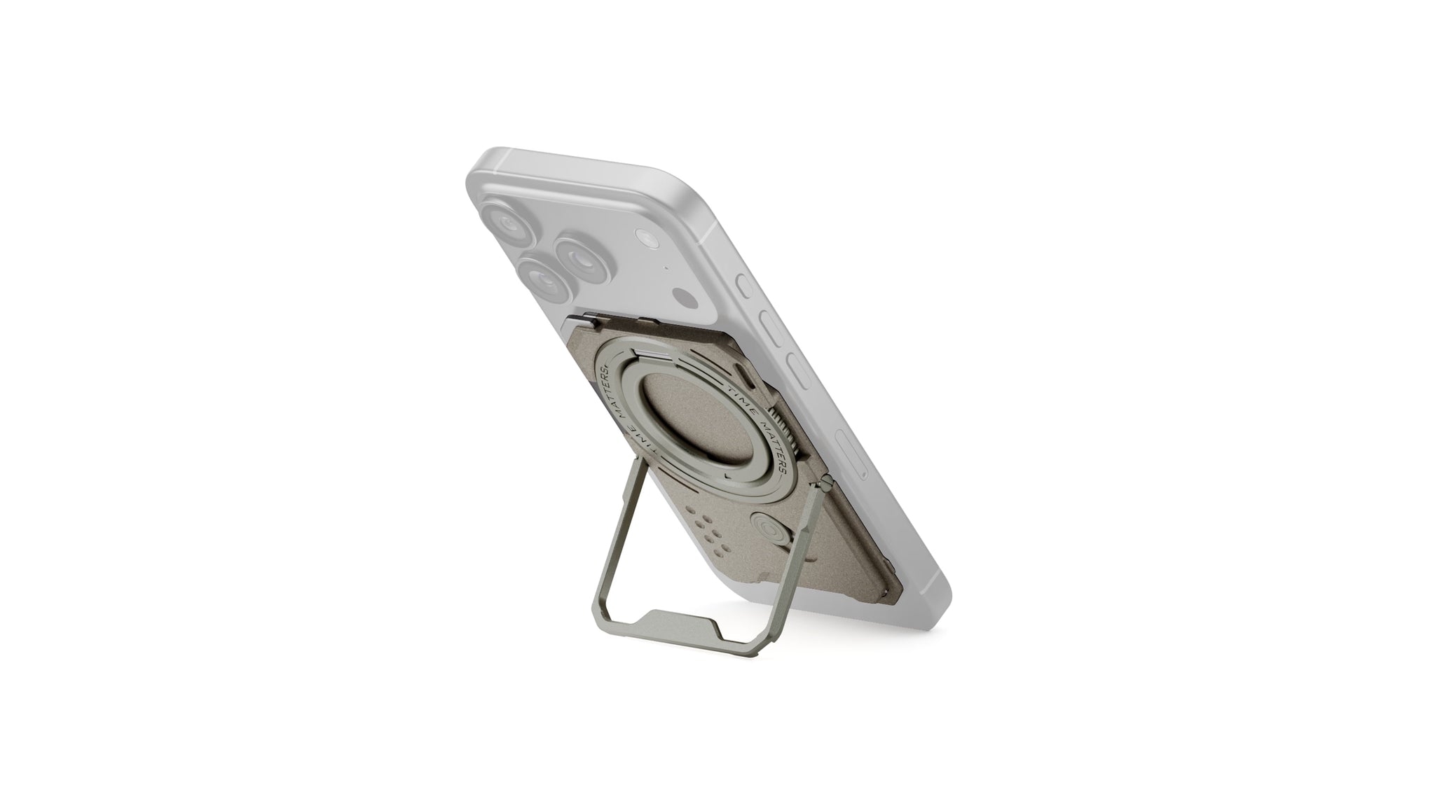 Plaque arrière magnétique multifonctionnelle Khronos pour iPhone 17 Pro/Pro Max