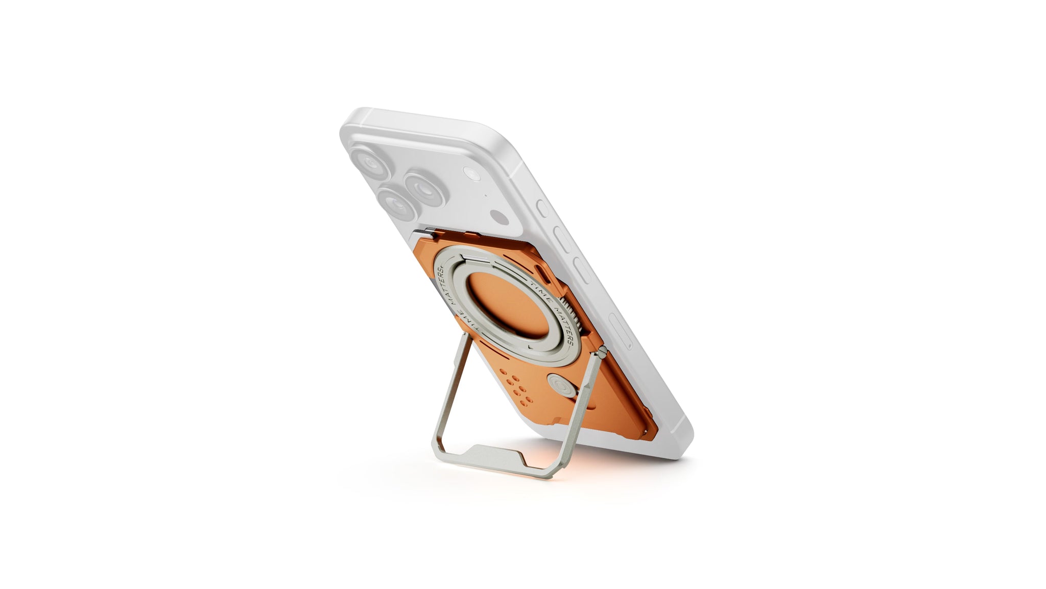 Plaque arrière magnétique multifonctionnelle Khronos pour iPhone 17 Pro/Pro Max