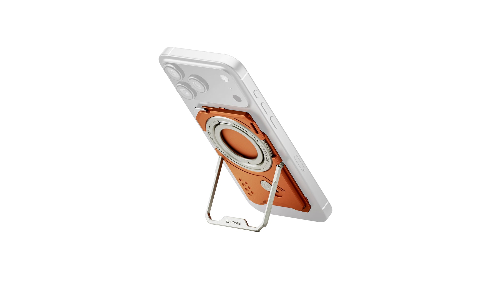 Plaque arrière magnétique multifonctionnelle Khronos pour iPhone 17 Pro/Pro Max