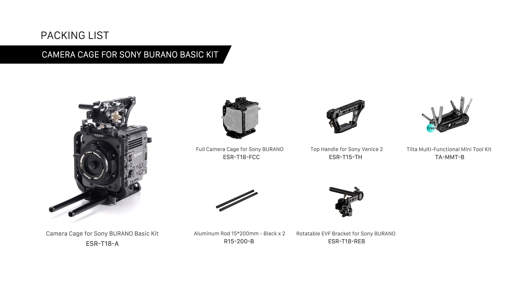 Camera Cage for Sony BURANO Basic Kit